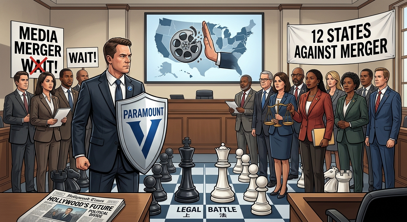 巨大メディア再編に待った!Paramount対12州の訴訟合戦が示す「ハリウッドの未来」と政治的対立の深層