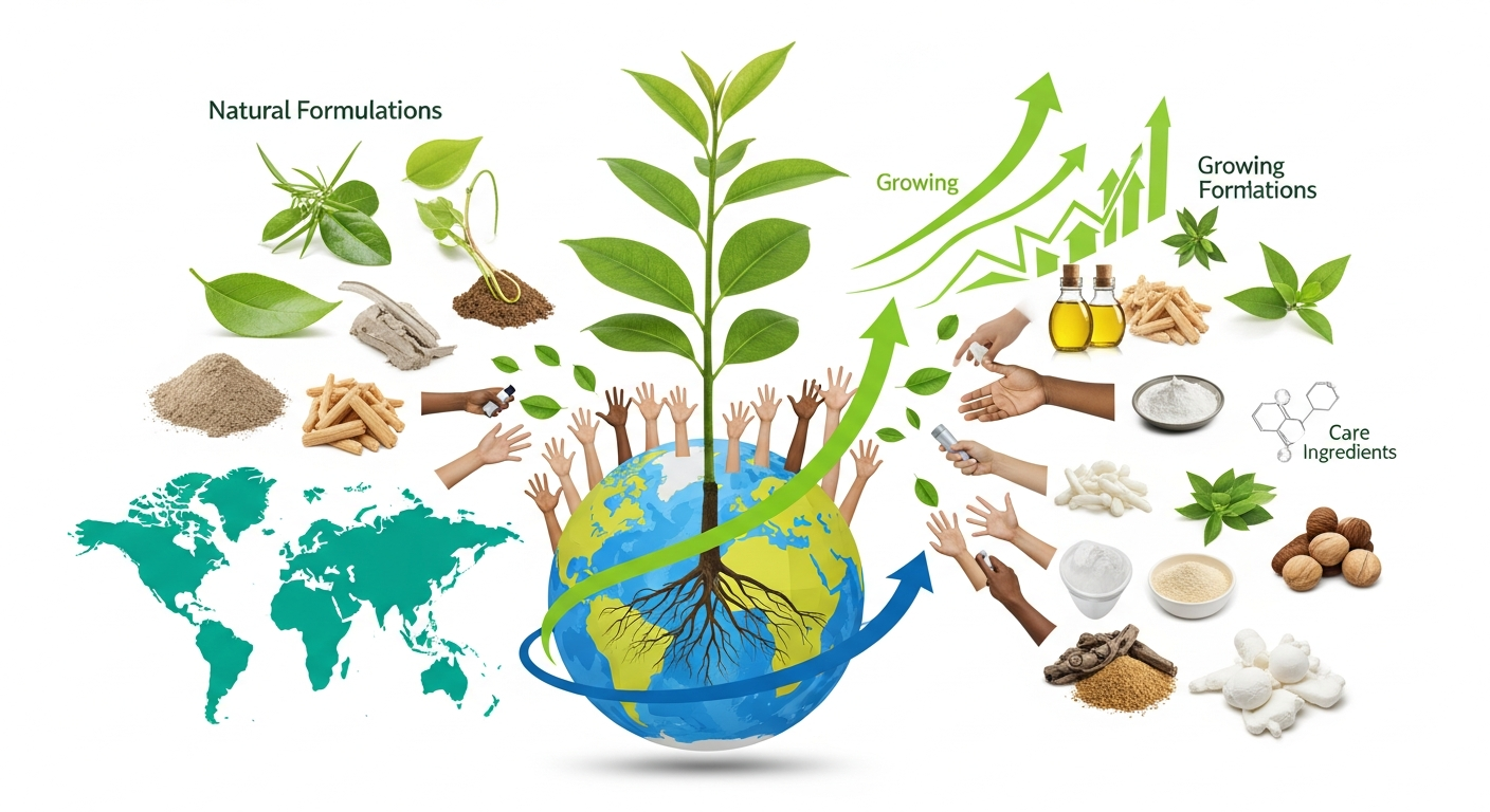 「ナチュラル処方」への需要増が牽引する、世界のパーソナルケア原料市場の成長