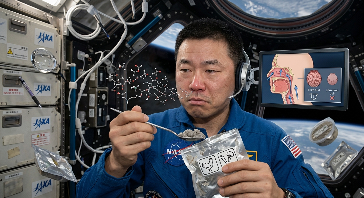 なぜ宇宙飛行士は食欲を失うのか?NASAが直面する「味覚の変化」と長期ミッションの過酷な現実