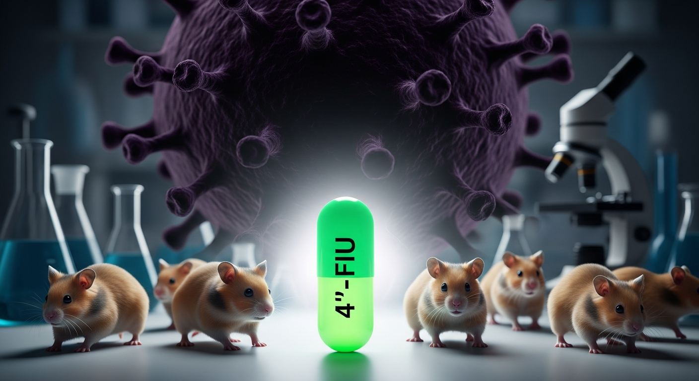 致死率最大100%のニパウイルスに希望?経口薬「4′-FlU」がハムスター実験で示した驚きの生存率