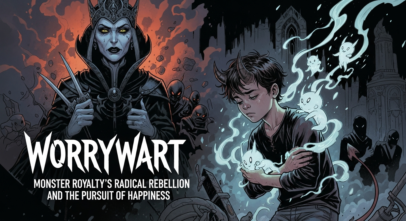 「Worrywart」:モンスター王族の過激な反抗と幸福の探求を描く、衝撃のアクションファンタジーコミック