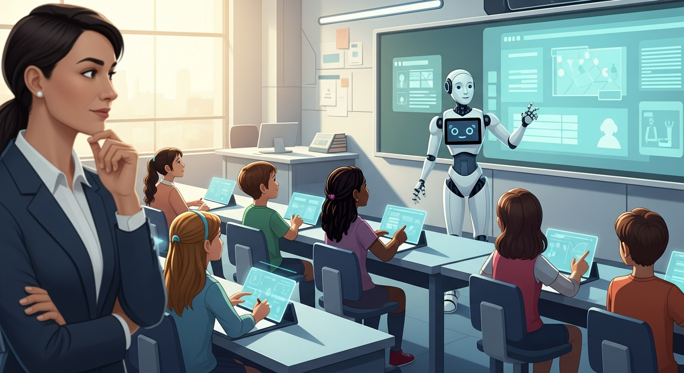 AIが教師に取って代わる?米学校の「AI主導教育」が突きつける教育の真の価値とは