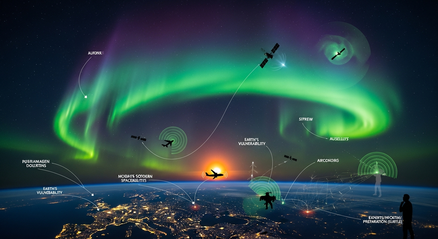 20年ぶりの強力太陽嵐:オーロラが彩る空と、現代社会の脆弱性