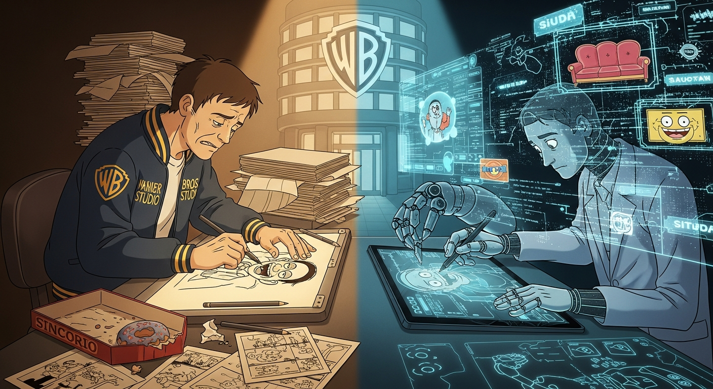 AI vs. 人間アニメーター:Warner Bros.の挑戦が示す、シットコム制作の未来
