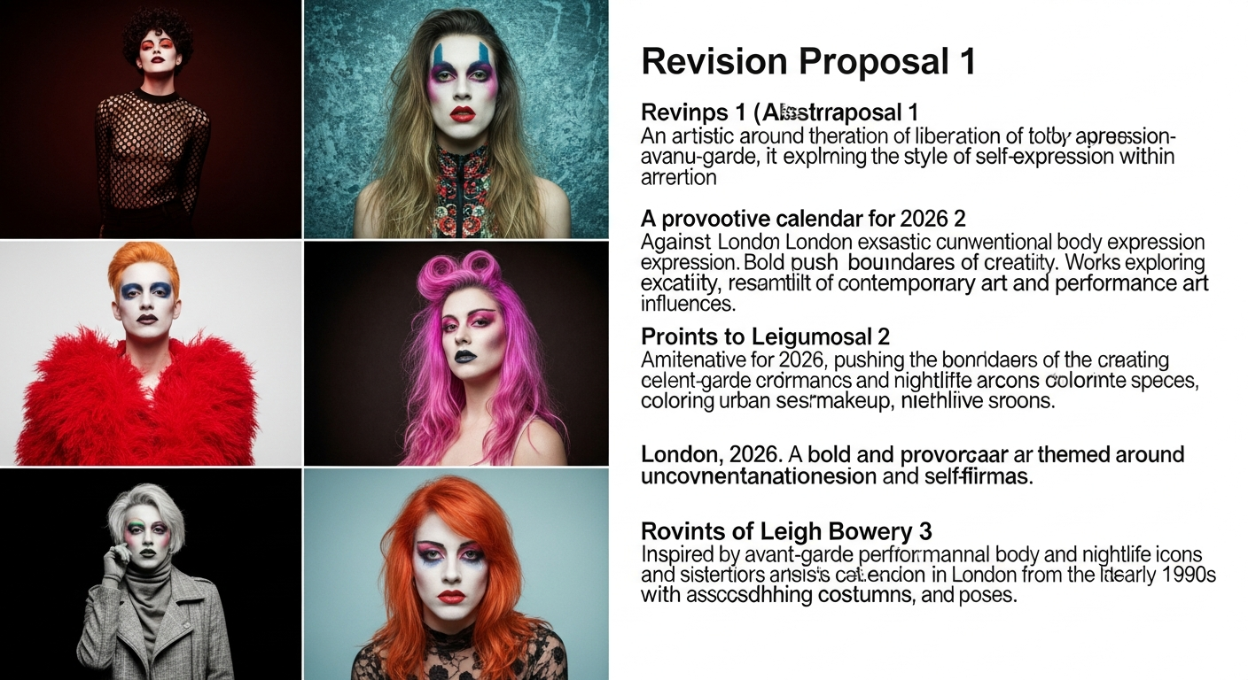 ミカエラ・スターク、ロンドンを舞台に放つ挑発的な2026年カレンダー:リー・バワリーに触発された身体表現の解放