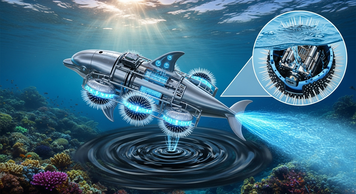 ウニの構造が海を救う?海洋汚染を変える「電子イルカ」ロボットの衝撃