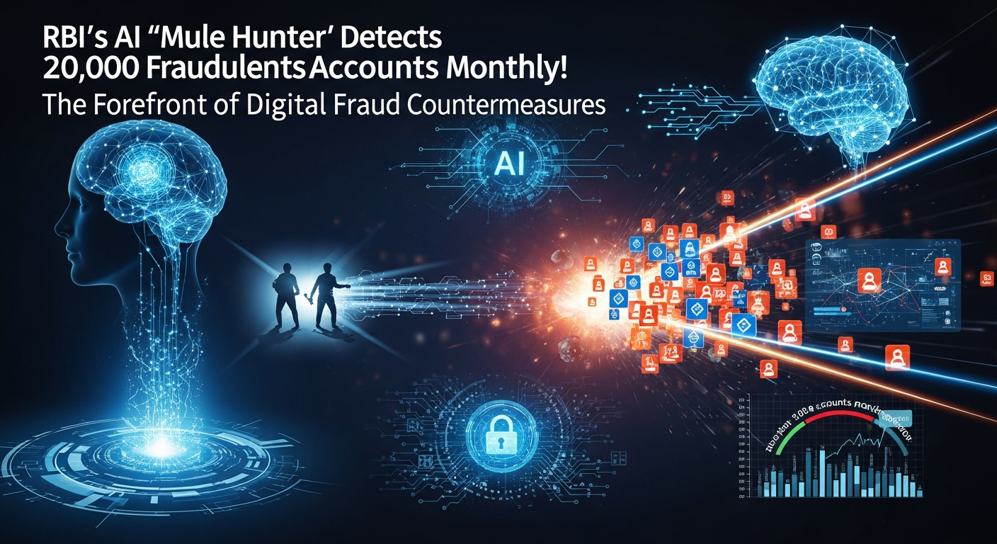 RBIのAI「Mule Hunter」、月2万件の不正口座を摘発!デジタル詐欺対策の最前線