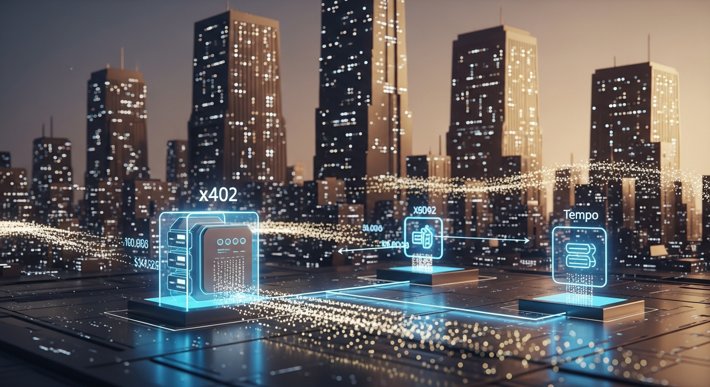 AIエージェントがデータに課金する時代へ:x402とTempoが切り拓く、機械間決済の新経済圏