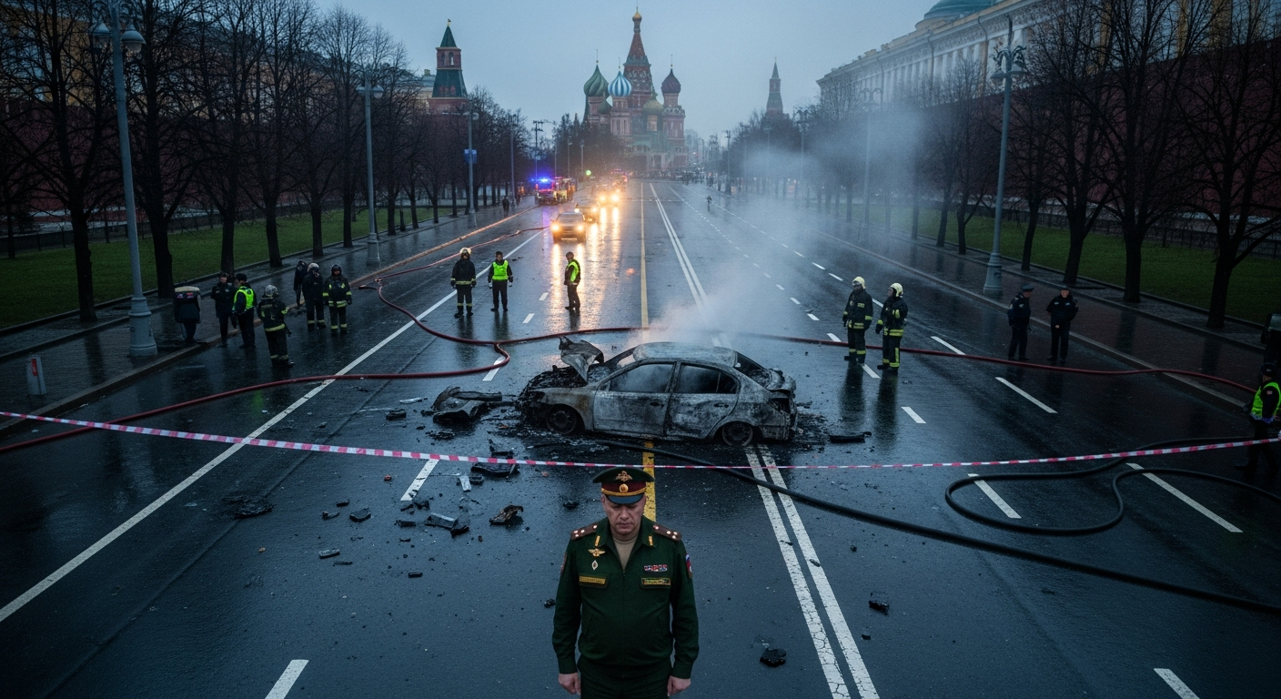 モスクワ衝撃:ロシア軍将官、車爆弾で死亡 - ウクライナ関与疑惑と紛争の「見えない戦線」拡大