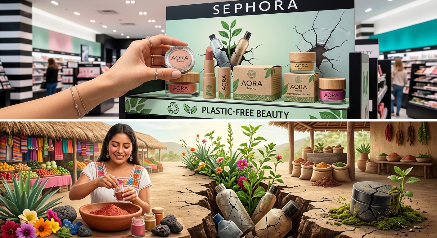 なぜSephoraは「脱プラスチック」を選んだのか?メキシコ発コスメAORAが起こす美容業界の地殻変動