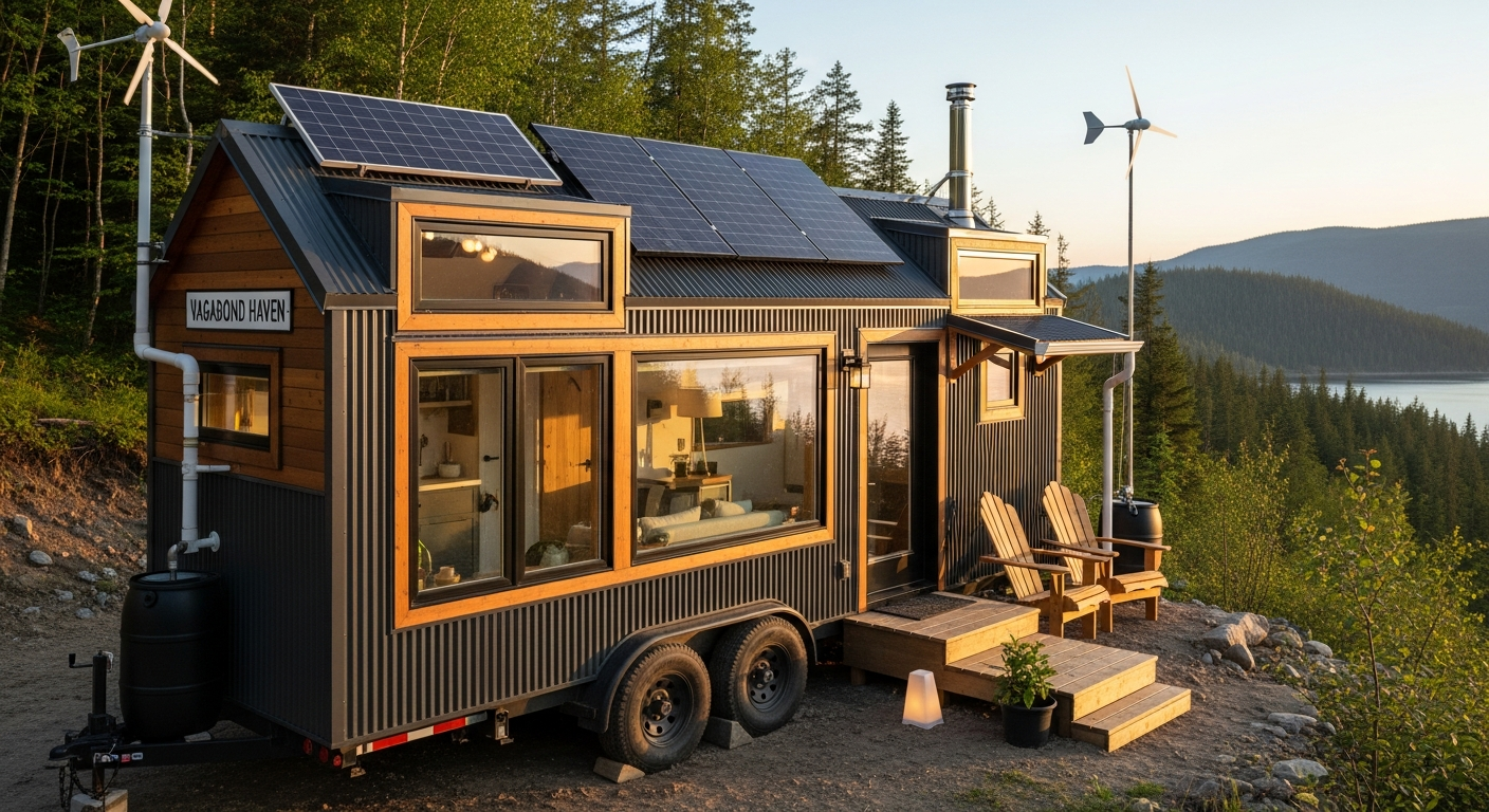快適性とオフグリッドを両立！Vagabond Haven社の革新的なタイニーハウスが示す、持続可能な豊かさの未来