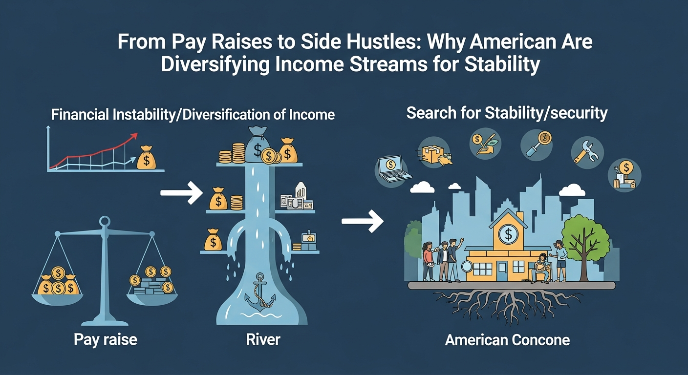 給与上昇から副業へ：アメリカの労働者が安定を求めて収入源を多様化する理由