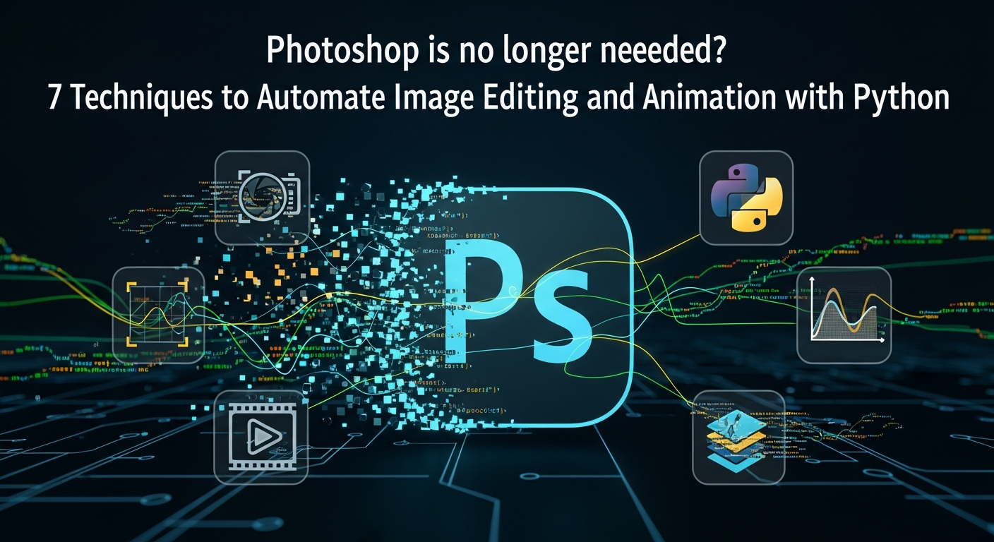 Photoshopはもう不要？Pythonで画像編集・アニメーションを自動化する7つのテクニック