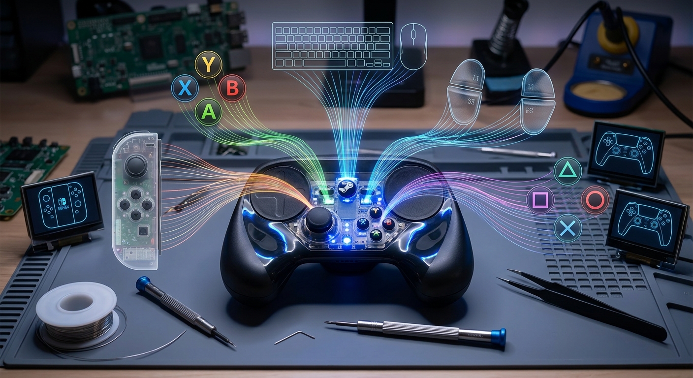 Steamコントローラーが「究極の汎用機」に進化!DIYプロジェクト『OpenPuck』の衝撃