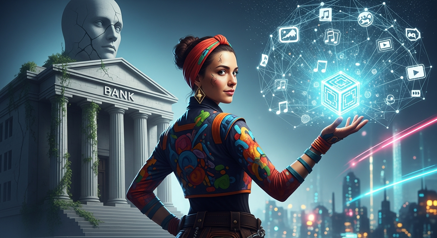 銀行に頼らない経済的自立:女性クリエイターがWeb3で「所有権」を取り戻す理由