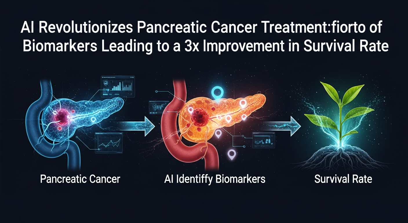 AIが膵臓がん治療に革命:生存率3倍向上に繋がるバイオマーカー特定