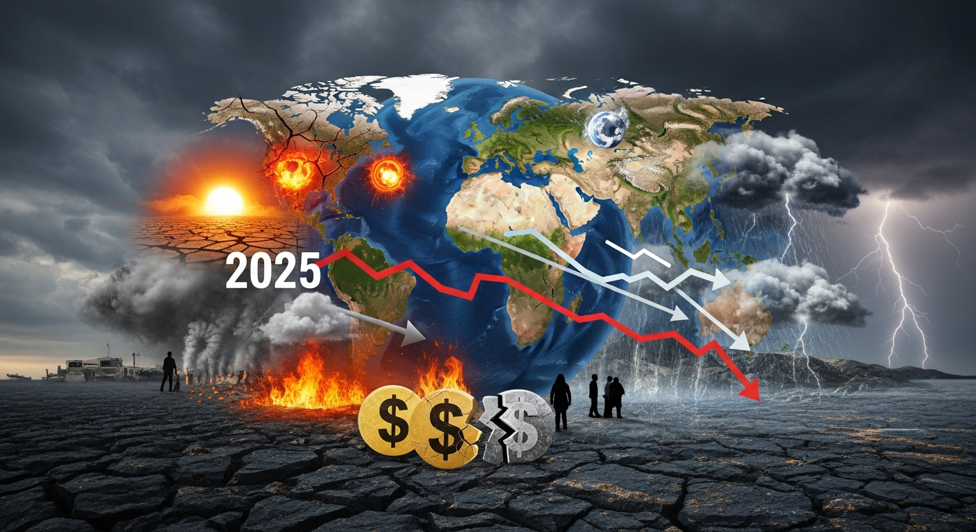2025年、異常気象が世界経済に1200億ドル超の打撃:気候変動対策の遅れが招く「人災」の警鐘