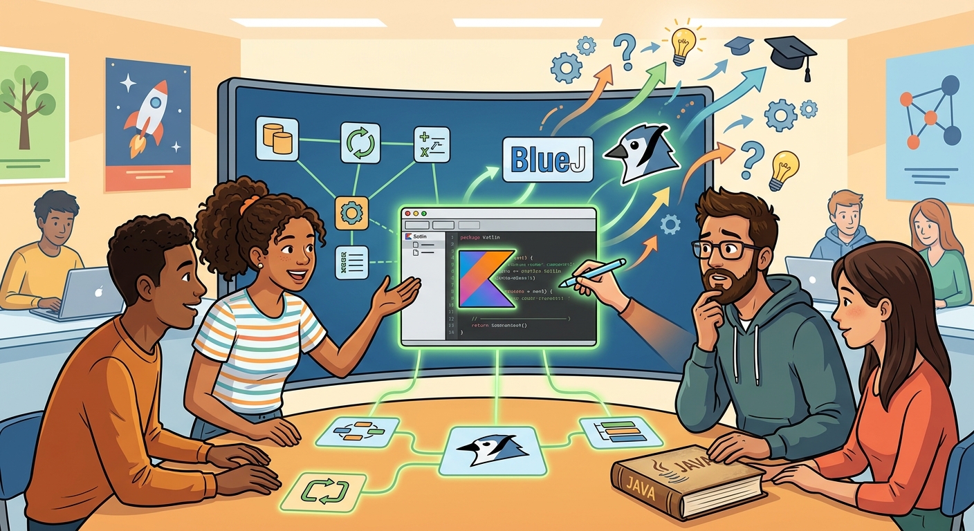 なぜプログラミング教育の現場でKotlinが選ばれるのか?BlueJ対応がもたらす革新