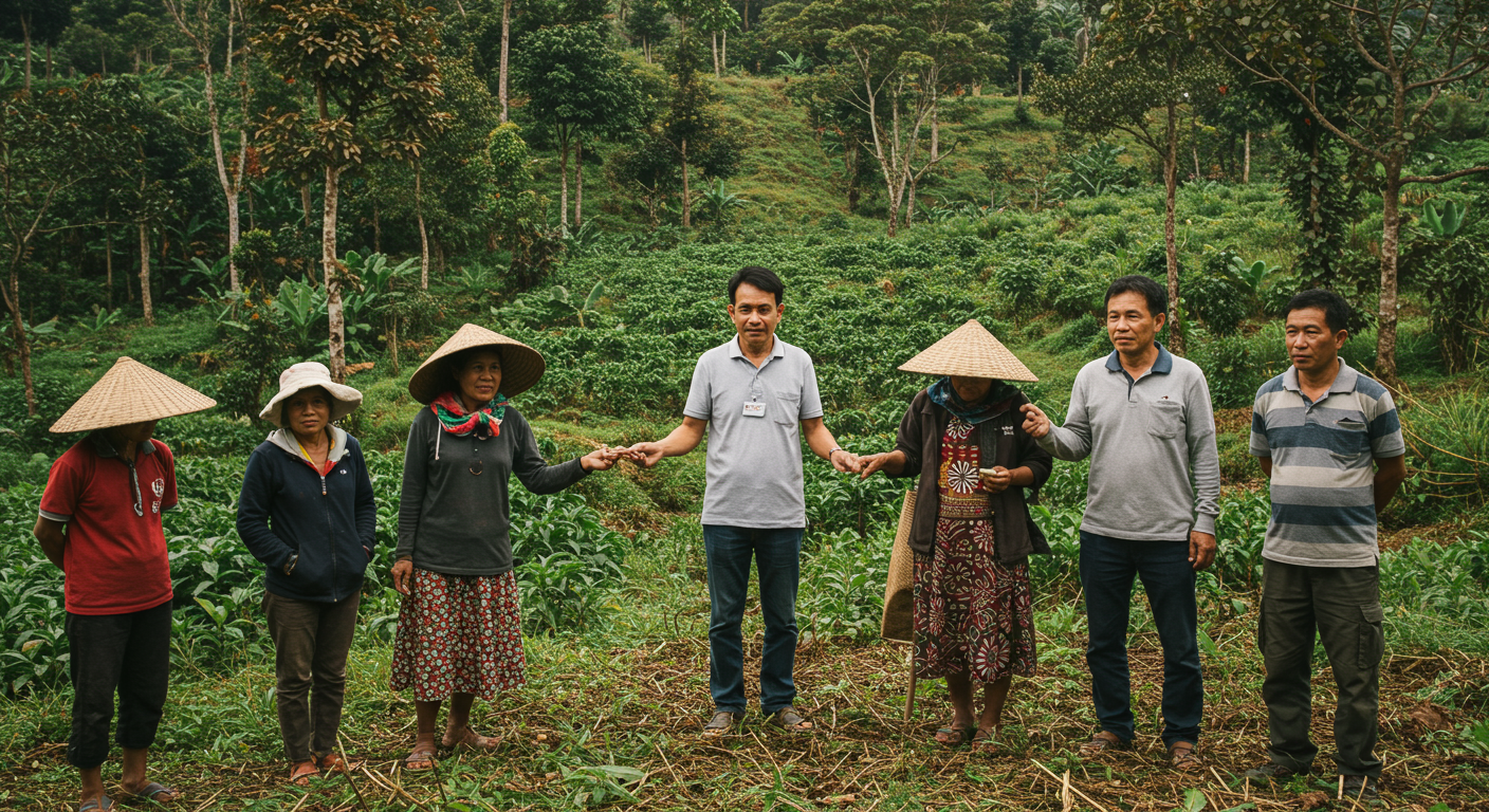 インドネシアの小規模農家、EU支援で気候変動と新規制に対応へ - コーヒー・カカオ・米・砂糖セクターで持続可能性向上目指す