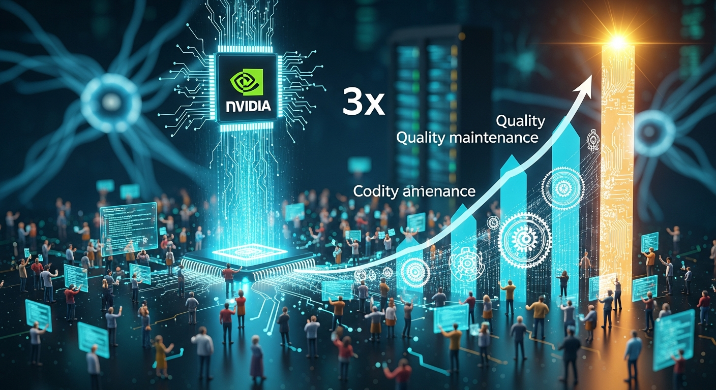NVIDIA、3万人のエンジニアが生成AIでコード出力3倍を達成！品質維持の秘訣と開発の未来