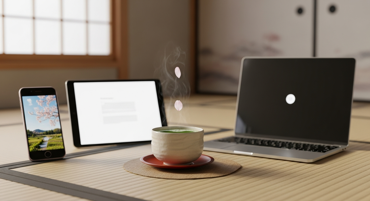 「一期一会」に学ぶ、デジタル時代を豊かに生きるための「今」への集中術