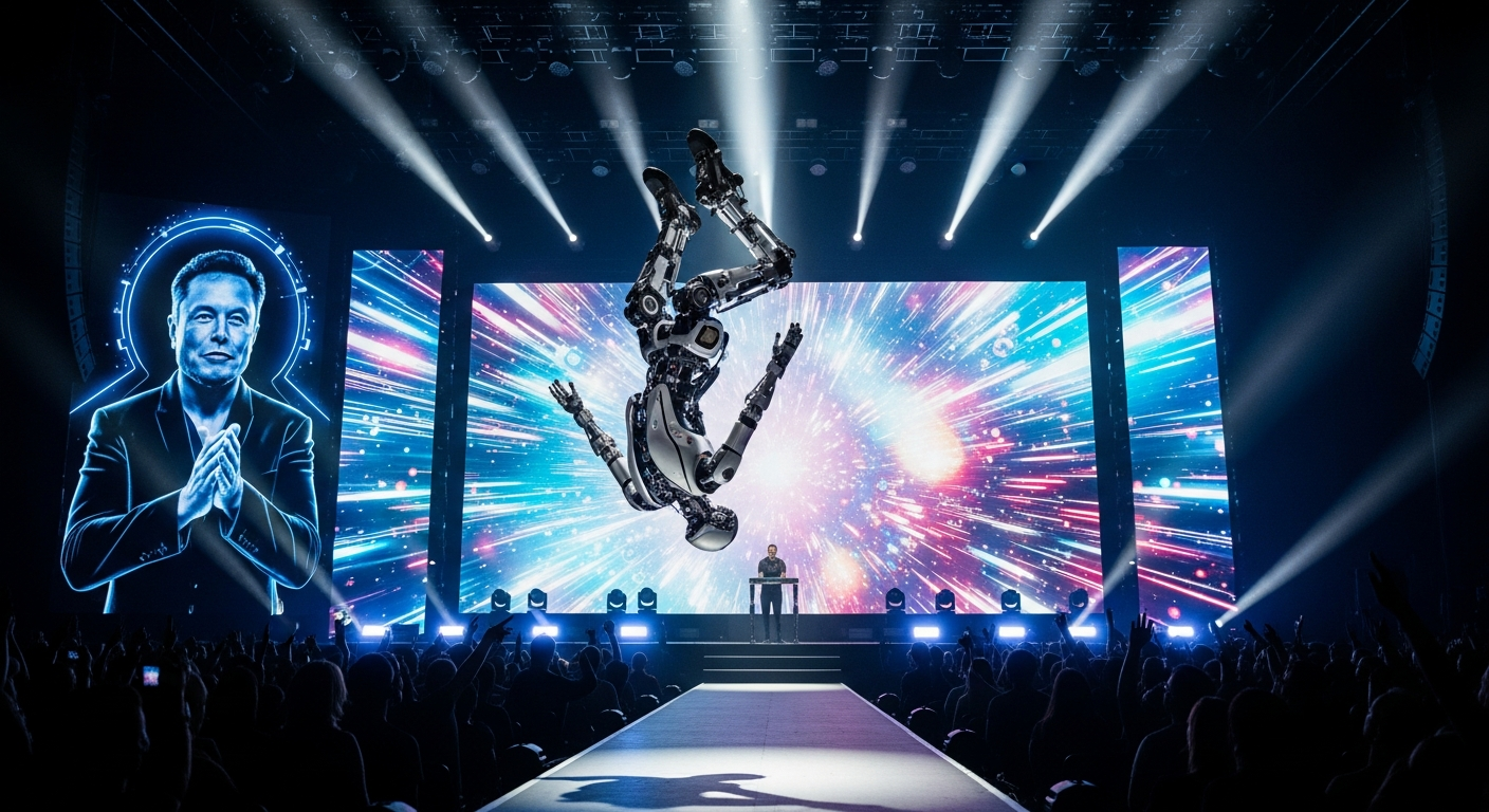 イーロン・マスクも絶賛!コンサートでバックフリップを決めたUnitree G1ロボット、驚異の進化と未来展望