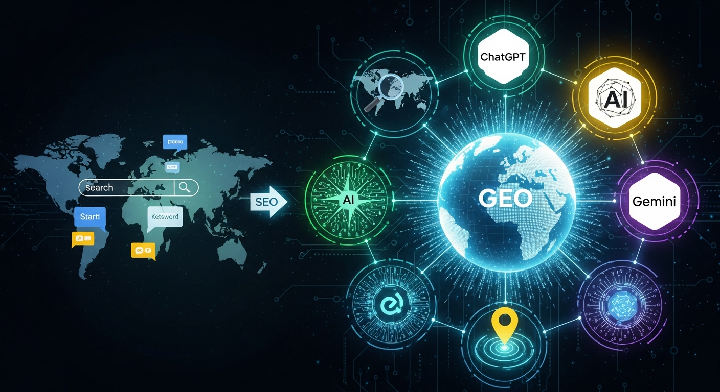 SEOの次は「GEO」?ChatGPTやGeminiに選ばれるためのAI最適化戦略