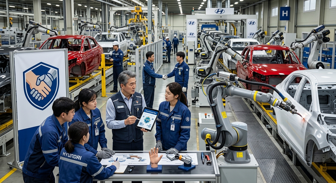 ヒュンダイ労組が「ロボットとの共存」に向けた降伏?自動化時代を生き抜く労働組合の生存戦略