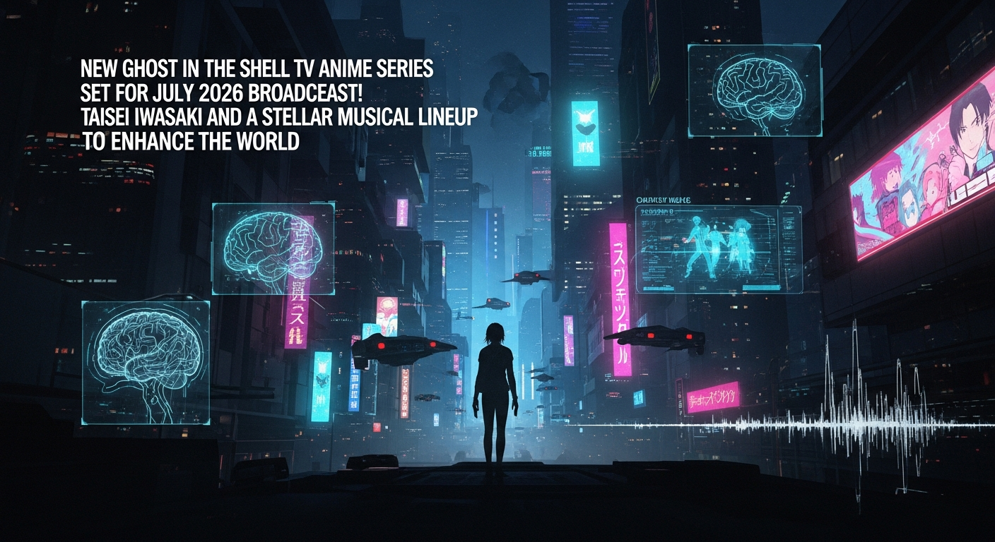 『攻殻機動隊』新TVアニメシリーズ、2026年7月放送決定！岩崎太整らが奏でる近未来サウンドに期待