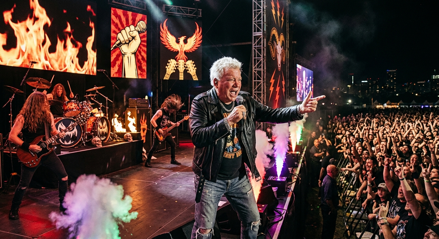 95歳の挑戦!ウィリアム・シャトナーがヘヴィメタルでRiot Festに降臨する真意