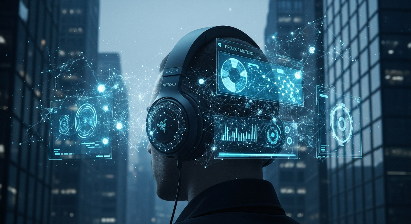 RazerのProject Motoko:AI搭載スマートヘッドホンがもたらすウェアラブルデバイスの未来