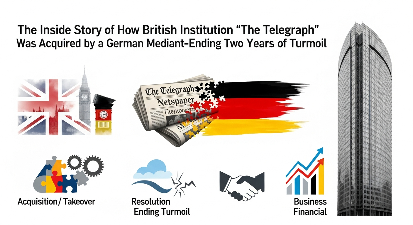 英老舗紙「テレグラフ」が独メディア大手に買収された裏側――2年の混乱に終止符