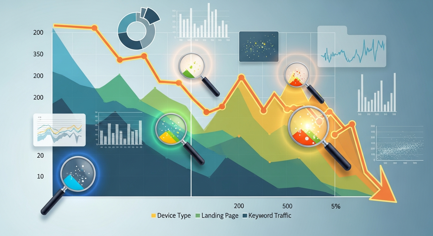 オーガニックトラフィック激減の原因は?データセグメンテーションで真相を暴くSEO調査術