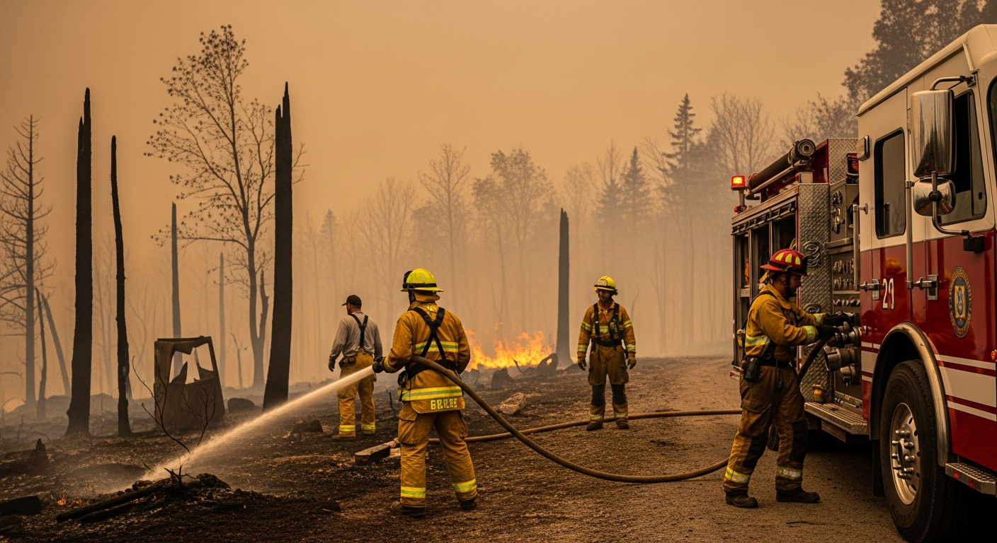 気候変動の最前線:ノバスコシア州の消防士たちが直面する現実と未来への備え