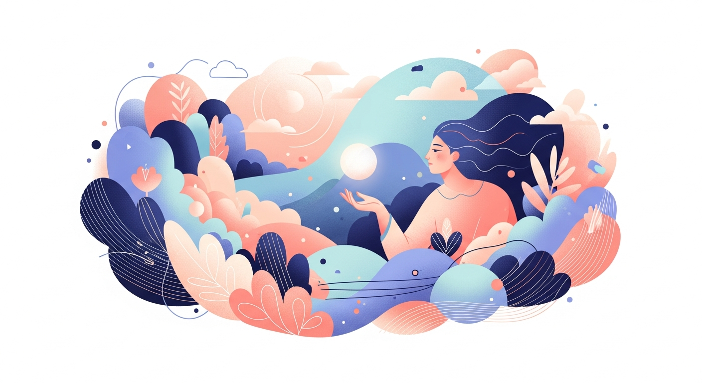 ジェシー・ジャンの世界:色彩とフォルムで感情を紡ぐイラストレーターの創造的探求