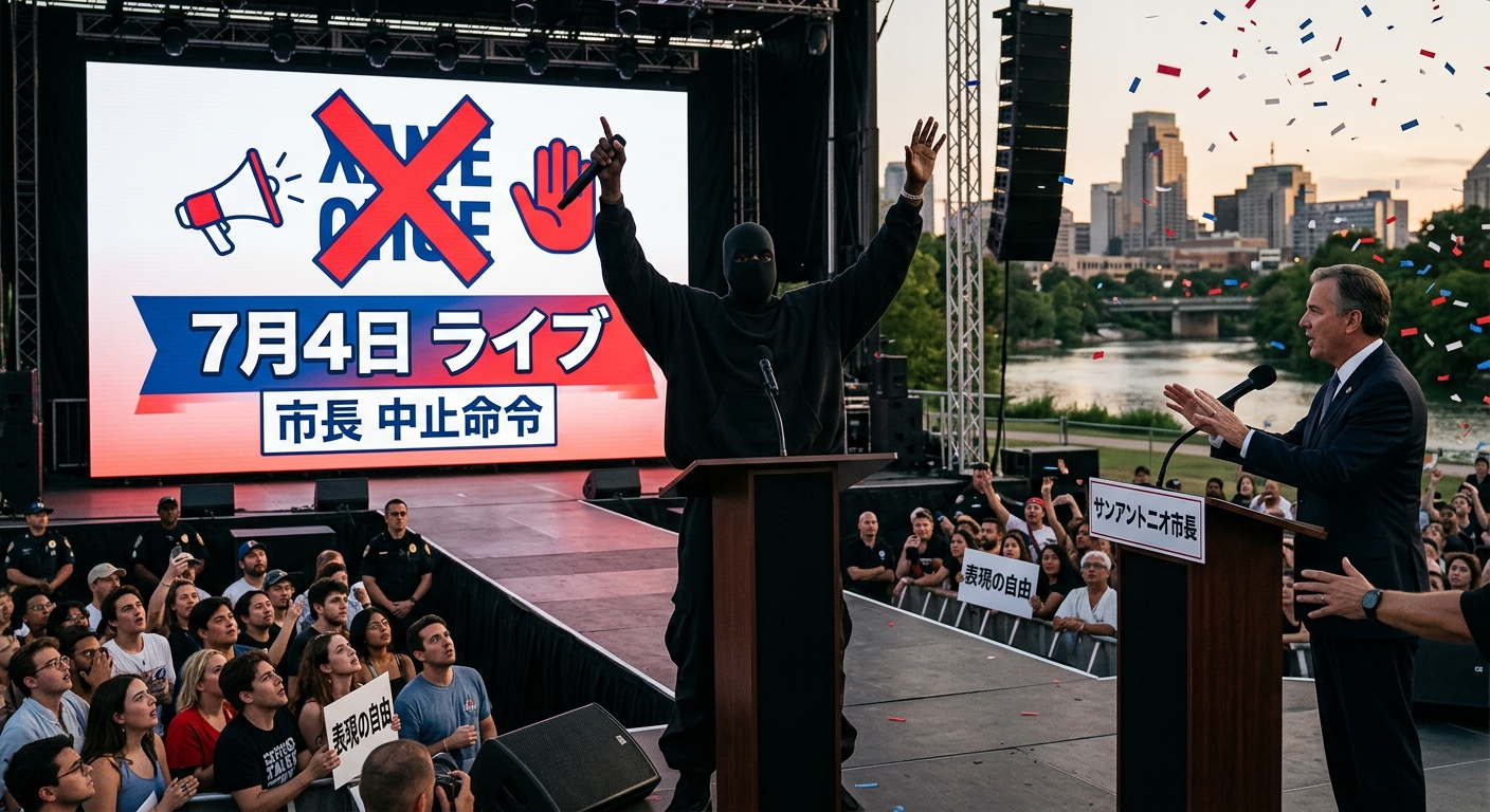 カニエ・ウェストの7月4日ライブに市長が待った!「反ユダヤ主義」の代償とアーティストの境界線