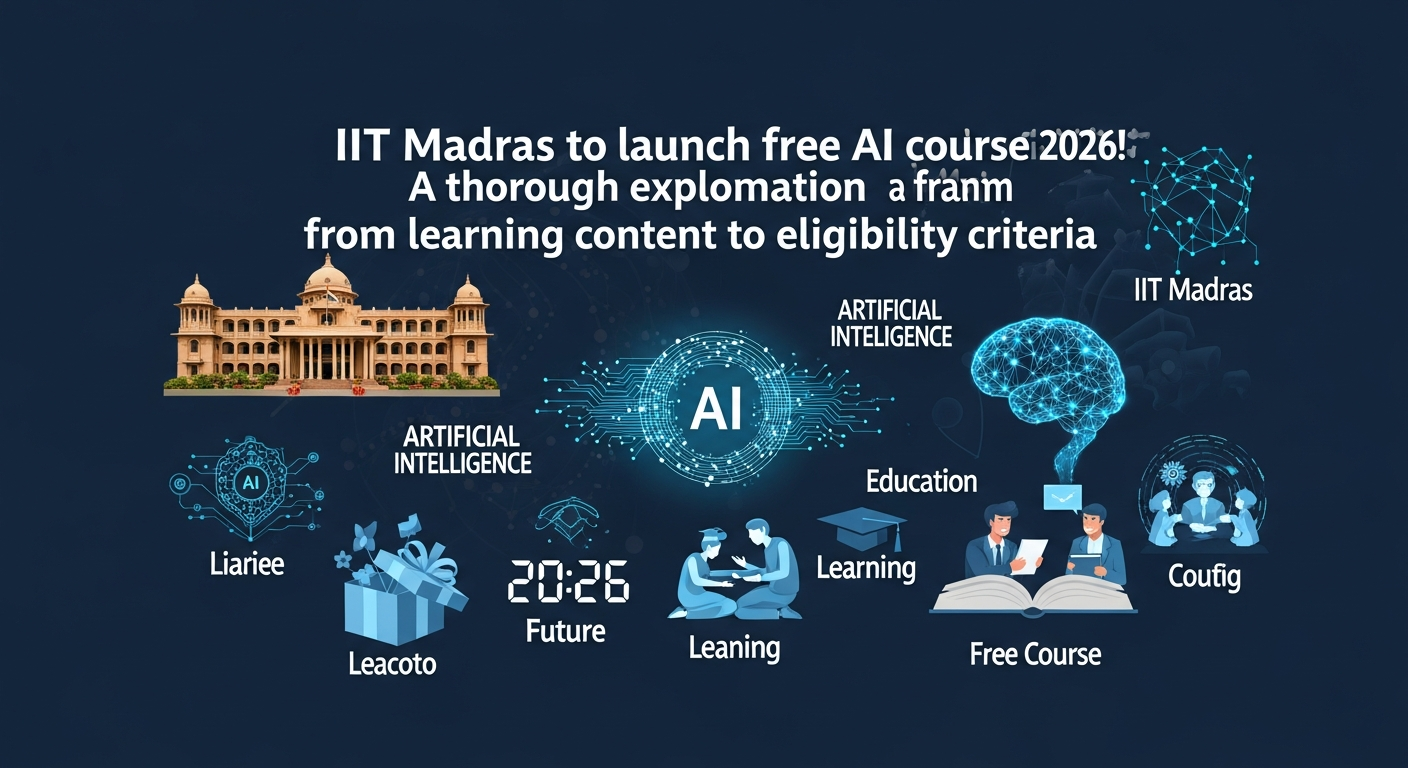 IITマドラスが2026年に無料AIコース開講!学習内容から応募資格まで徹底解説