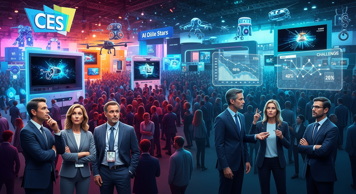 CES 2026:AIの熱狂の裏側で、専門家が警告する「現実」と「課題」
