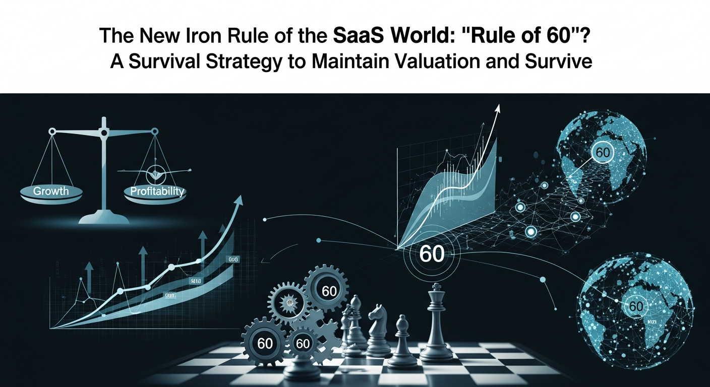 SaaS界の新たな鉄則「ルール・オブ・60」とは？評価額を維持し生き残るための生存戦略