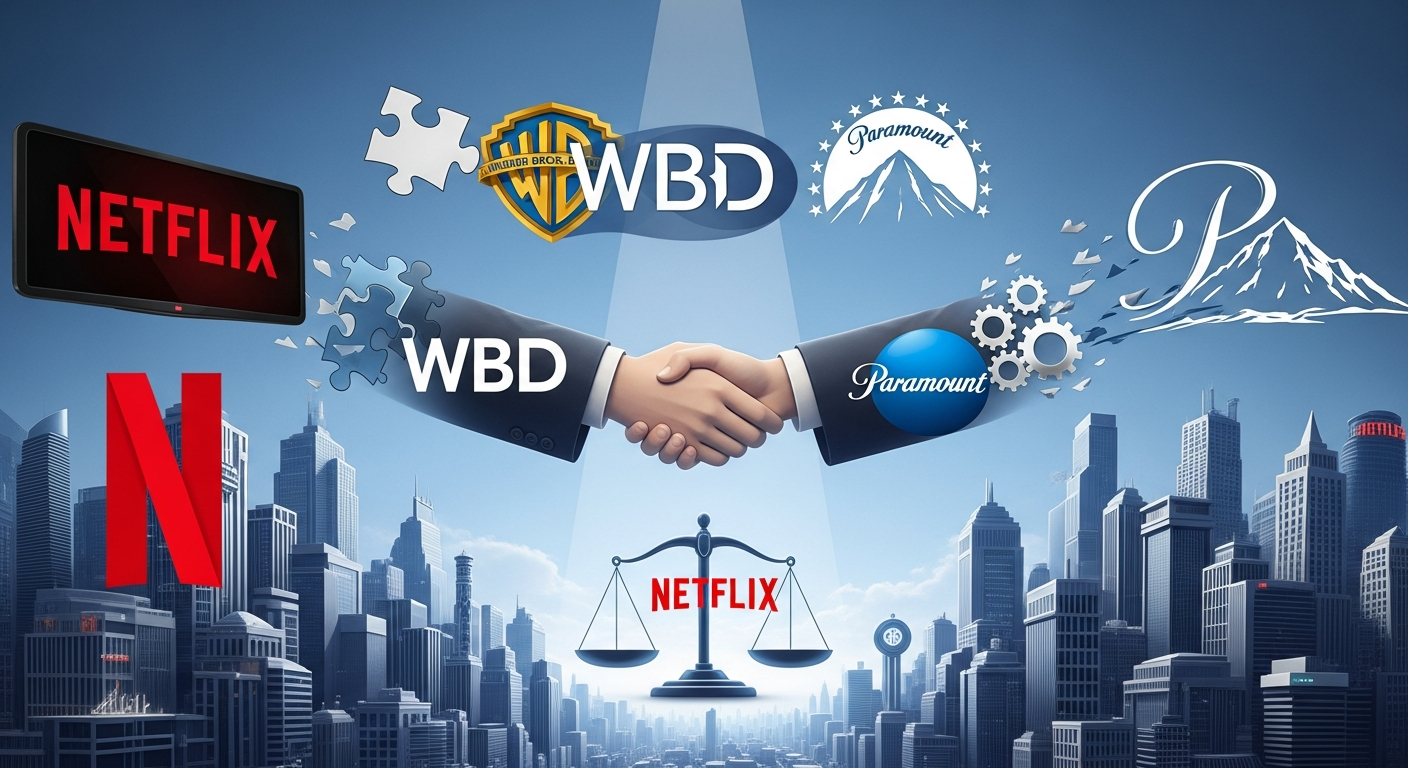 Netflix、WBDの買収交渉再開を許可：メディア業界再編の行方とNetflixの影響力拡大の可能性