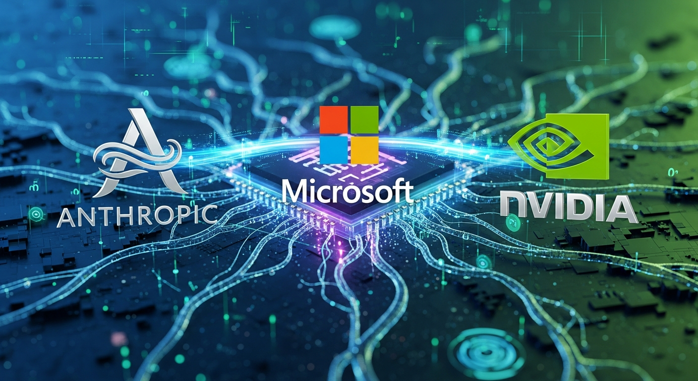 マイクロソフト、Anthropic、NVIDIAがAIで提携:エンタープライズAIの未来を再定義