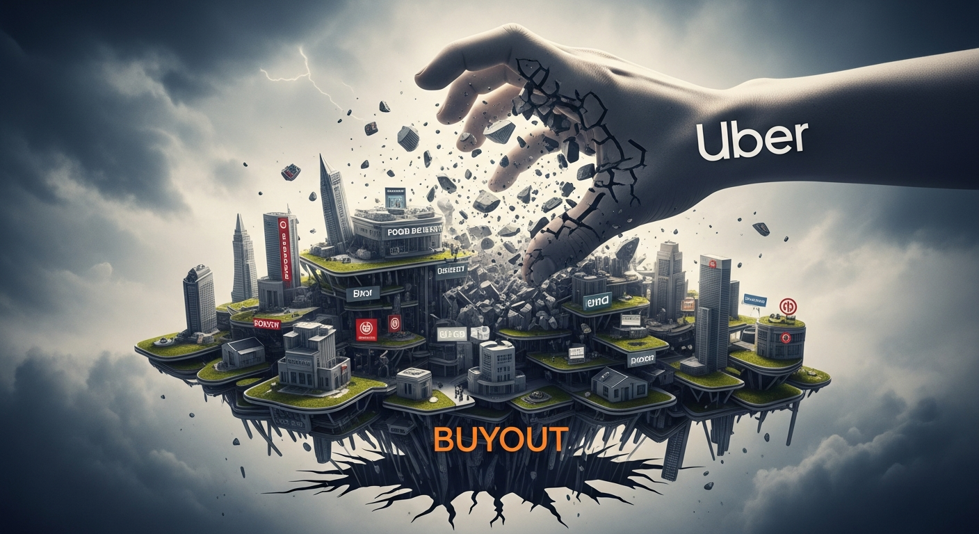 Uberが仕掛ける1.8兆円規模の「解体買収」劇：フードデリバリー業界再編の裏側