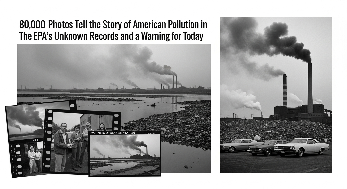 8万枚の写真が語る1970年代アメリカの公害:EPAの知られざる記録と現代への警鐘