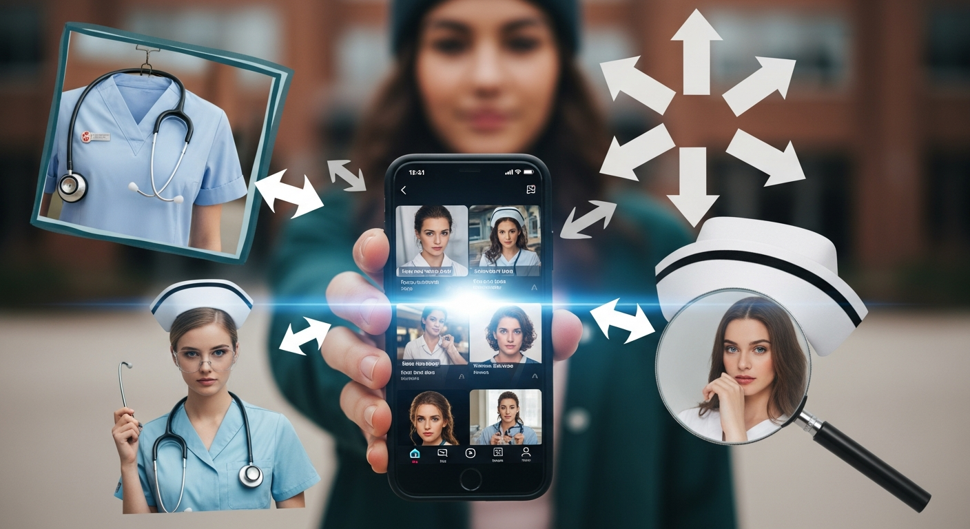 TikTokが看護学生の進路選択を左右?SNSが生む「職業イメージの歪み」とその影響