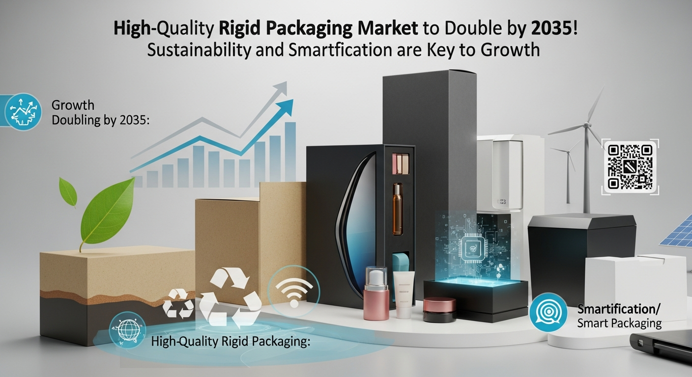 【2035年予測】高品質リジッドパッケージ市場は倍増！成長の鍵は「持続可能性」と「スマート化」
