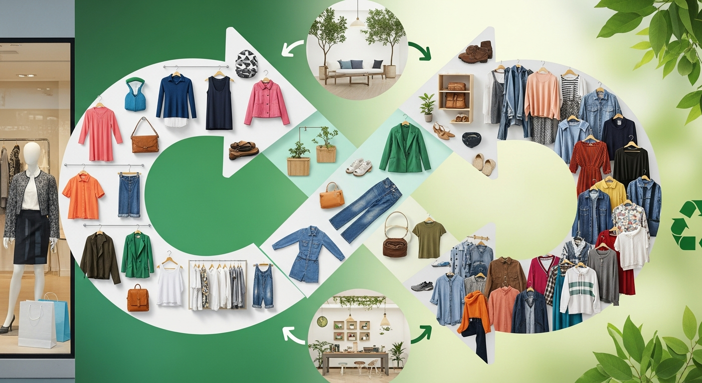 ファッション業界の新常識:レンタル・リセールが牽引する「サーキュラーファッション」の未来