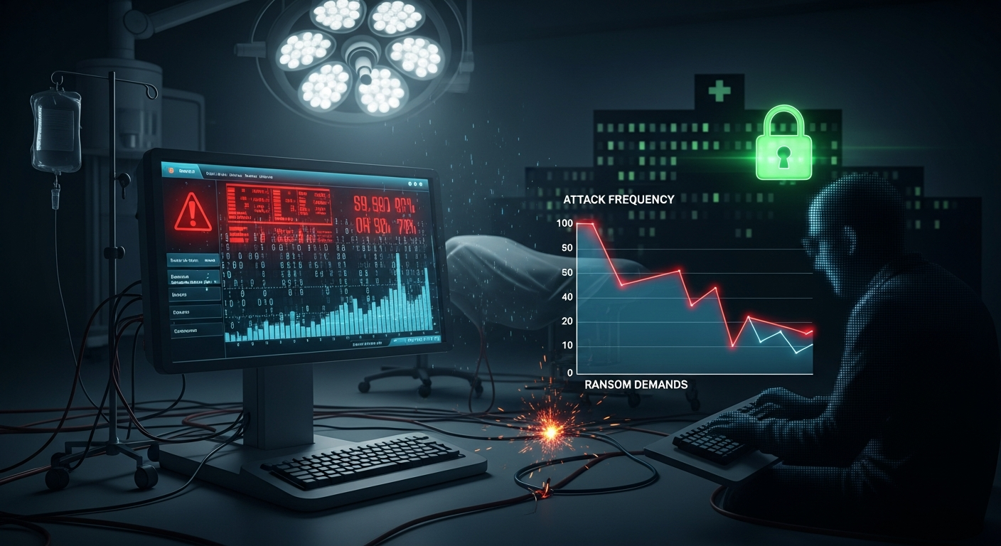 医療機関を狙うランサムウェア攻撃の不気味な実態:件数高止まり、要求額激減の裏側