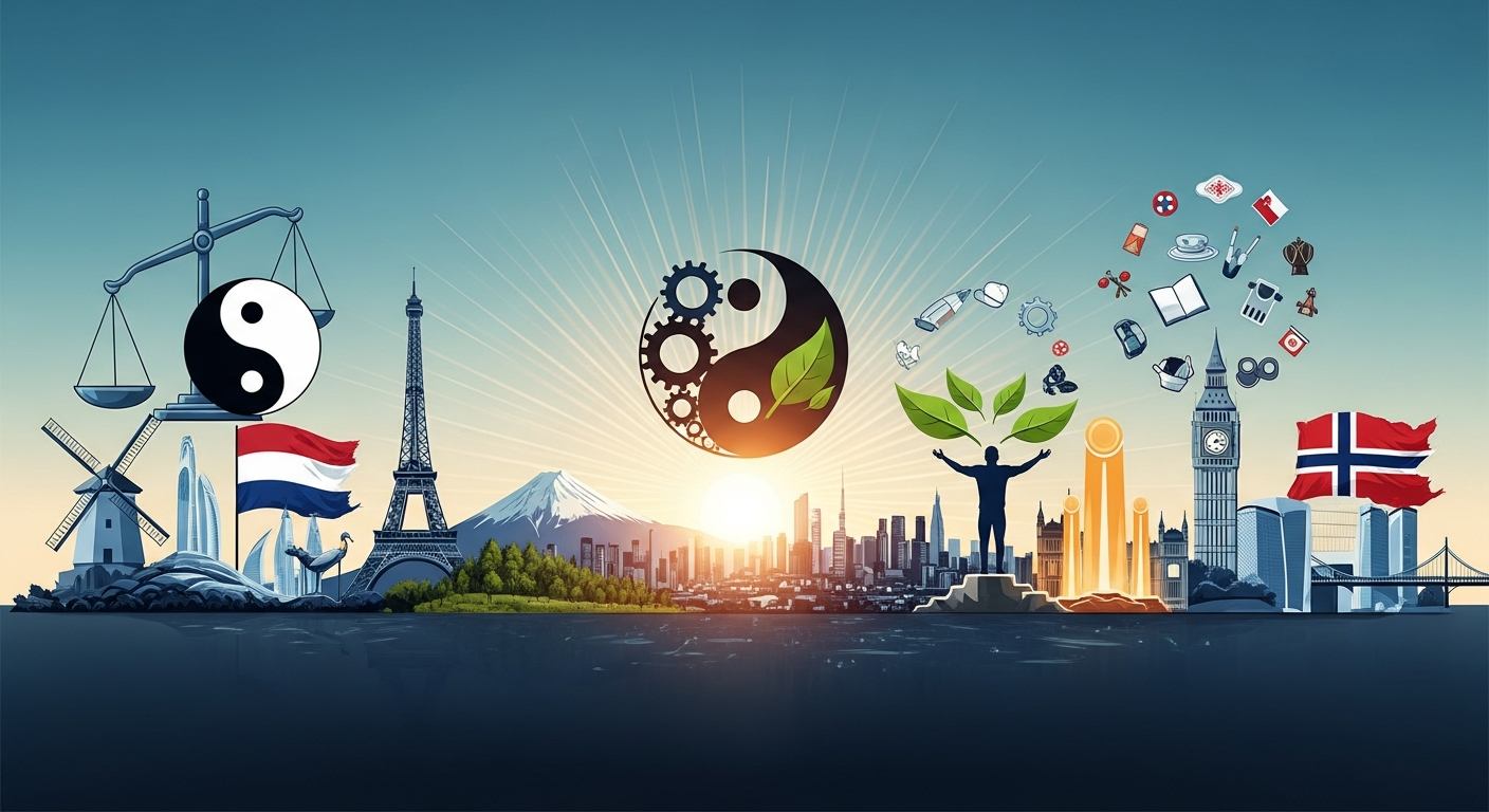 2025年、ワークライフバランスをリードする5カ国:仕事と人生の調和が国家の強さを定義する