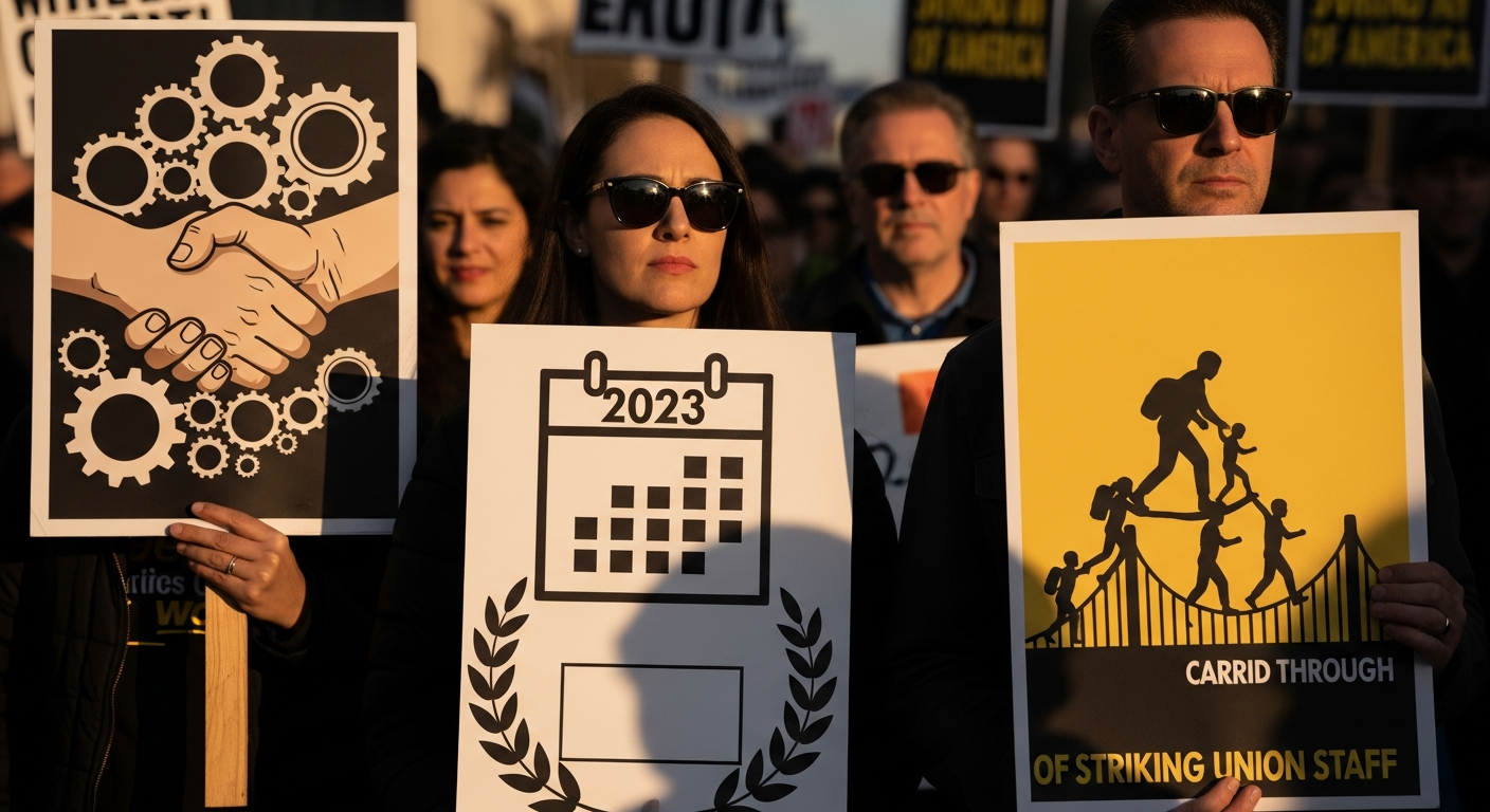 WGAメンバー、ストライキ中の組合職員への支持を表明:「彼らなしでは2023年を乗り切れなかった」