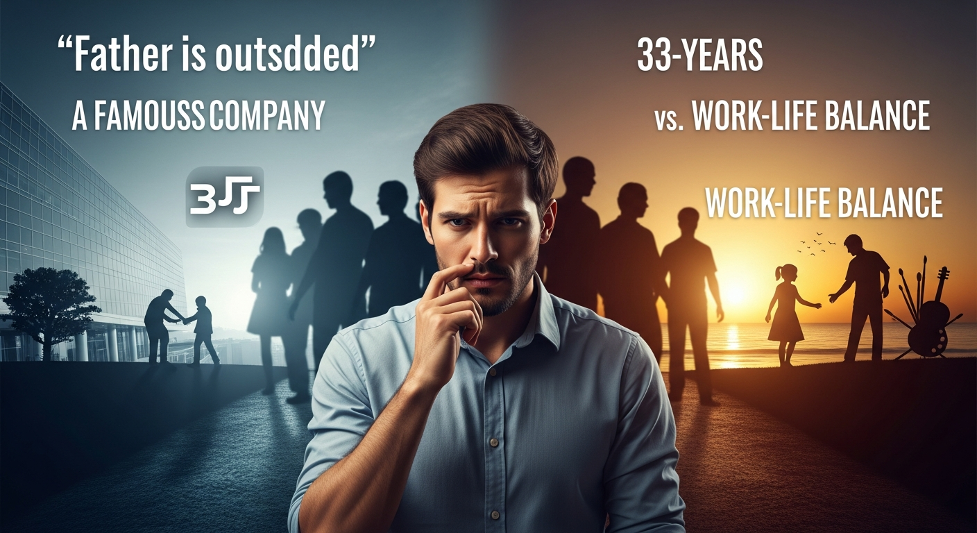 「父親は時代遅れ」33歳男性、有名企業 vs ワークライフバランスで葛藤 社会の期待に疑問符